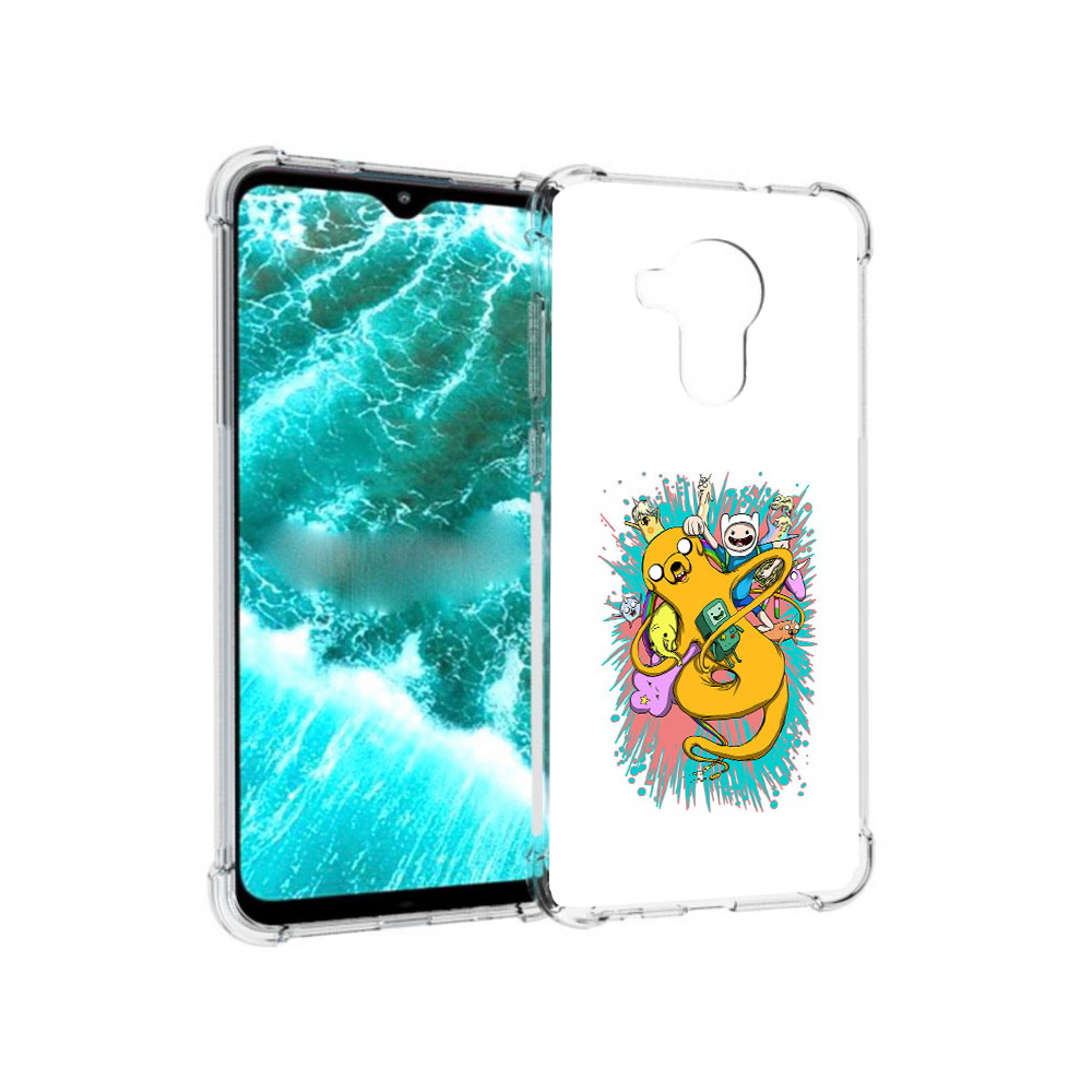 

Чехол MyPads Tocco для Nokia C30 время приключений рисунок (PT227054.117.276), Прозрачный, Tocco