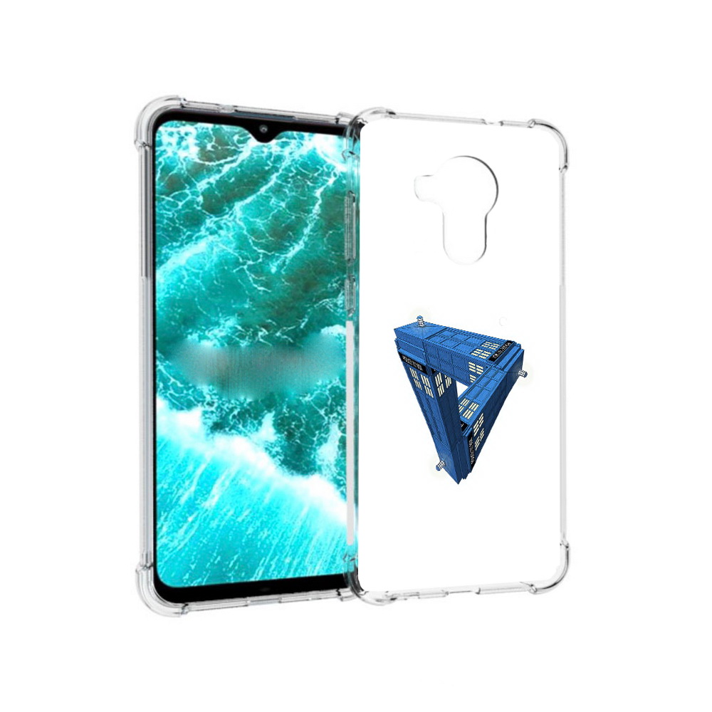 

Чехол MyPads Tocco для Nokia C30 головолока абстракция (PT227054.117.291), Прозрачный, Tocco