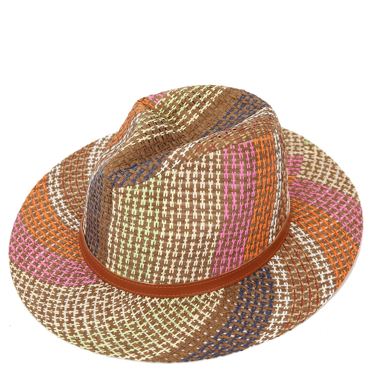Шляпа унисекс FABRETTI HGL120-1 коричневый, р. 58