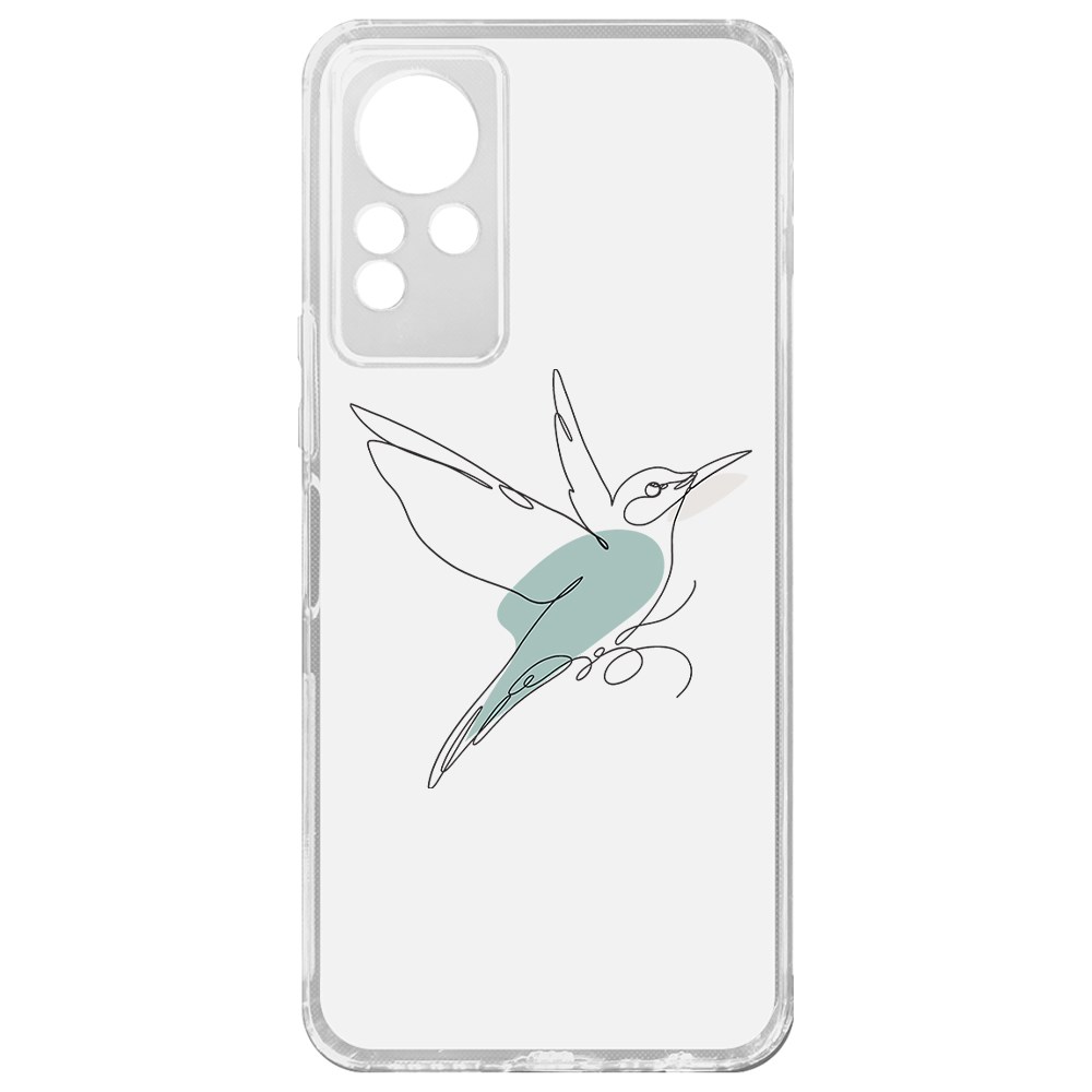 фото Чехол-накладка krutoff clear case легкость для infinix note 11