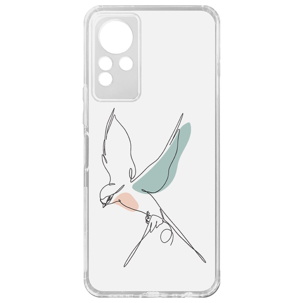 

Чехол-накладка Krutoff Clear Case Полет для Infinix Note 11