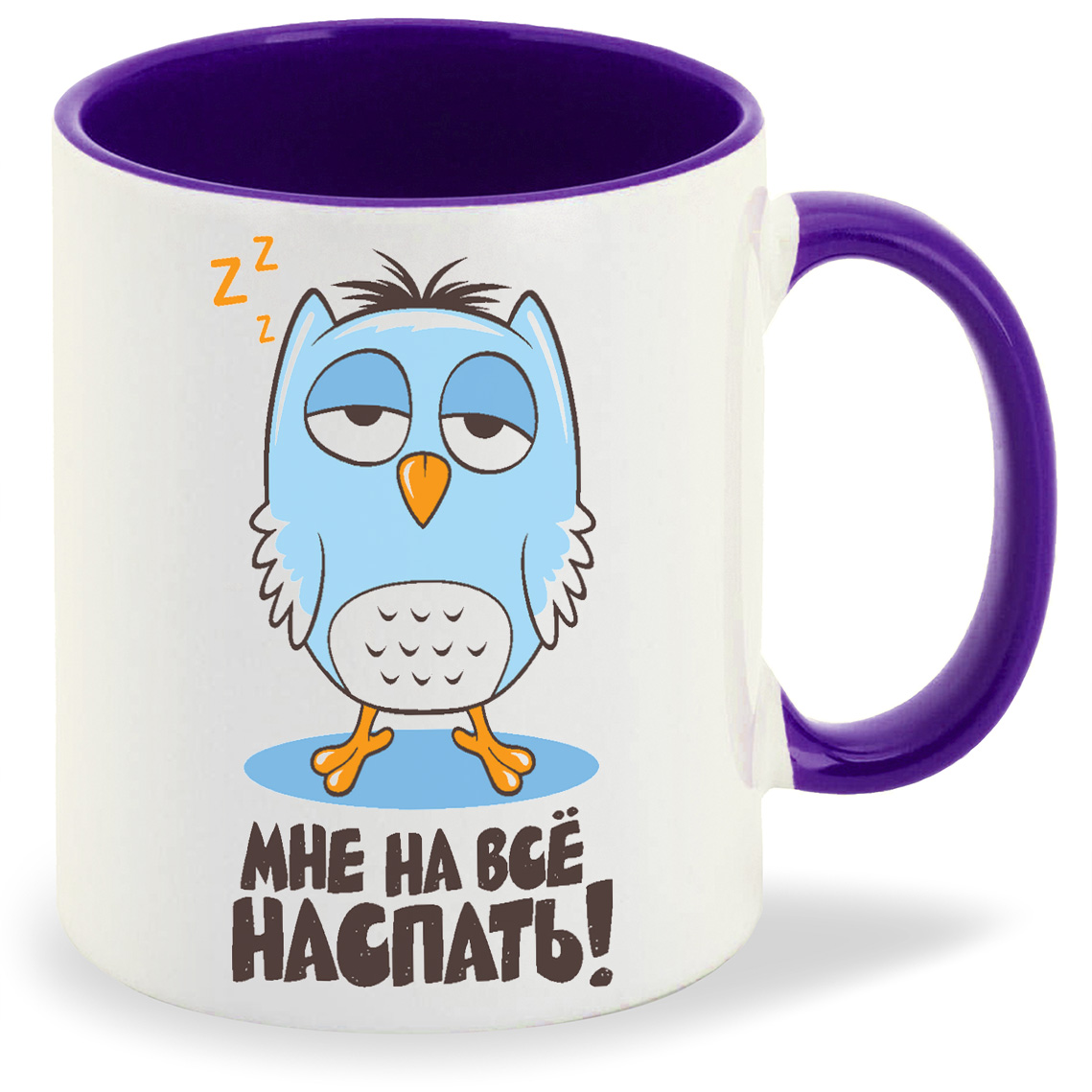 

Кружка CoolPodarok Мне на все наспать, Мне на все наспать