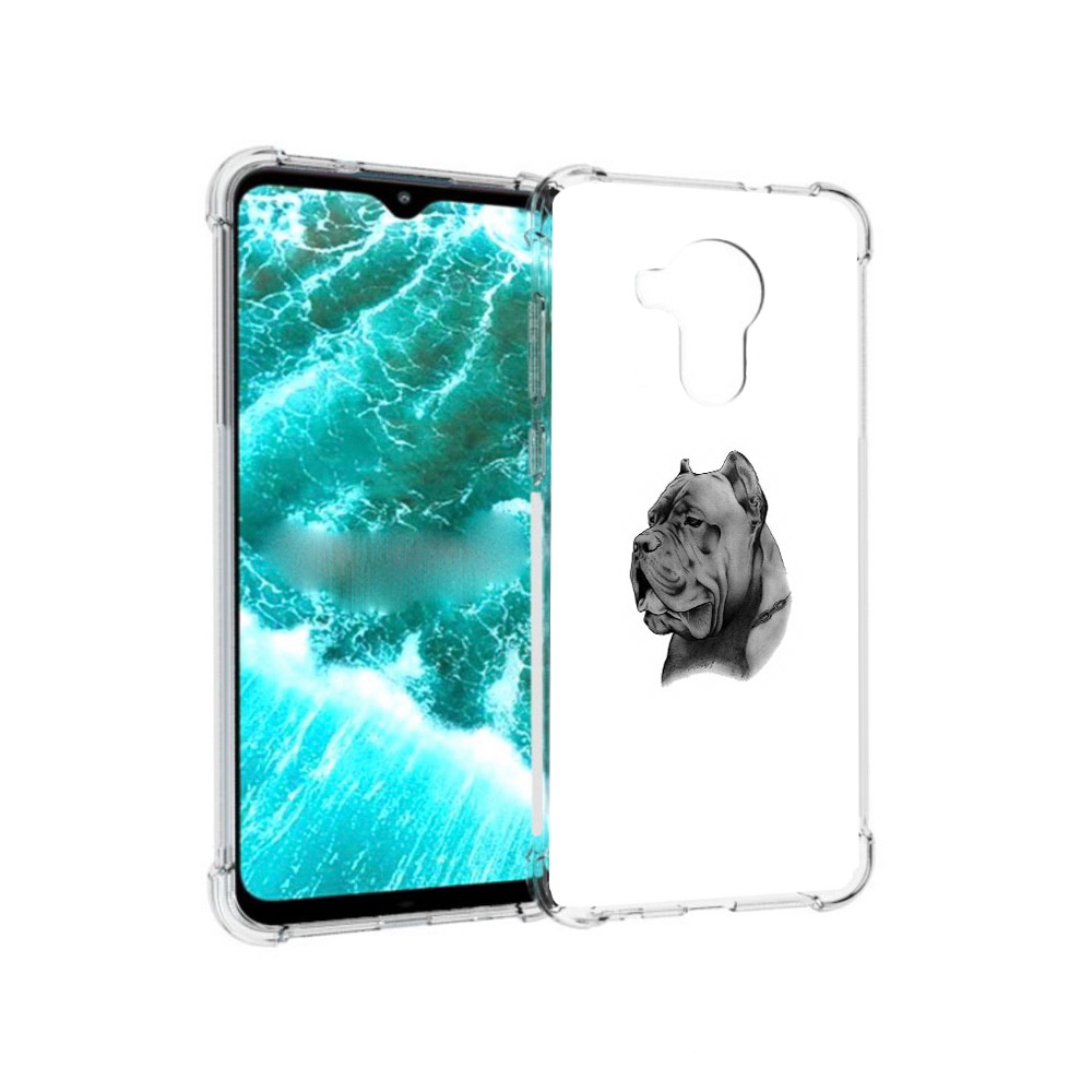 

Чехол MyPads Tocco для Nokia C30 грозный бульдог (PT227054.117.300), Прозрачный, Tocco