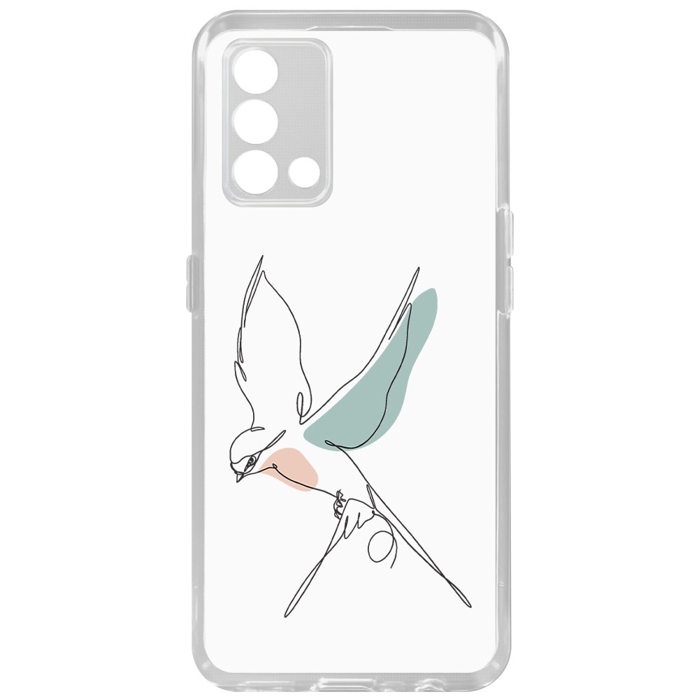 

Чехол-накладка Krutoff Clear Case Полет для Oppo A74, Прозрачный