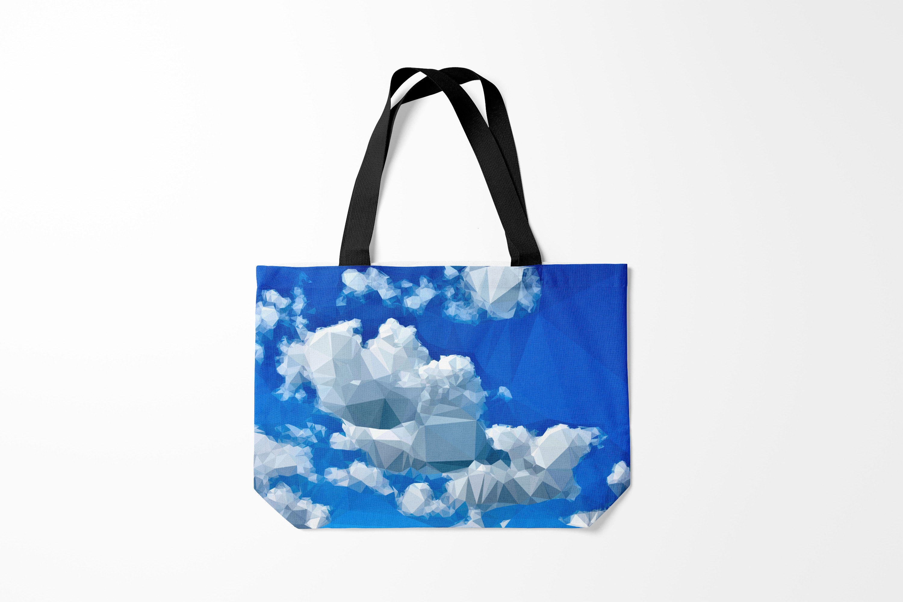 

Сумка шoппер унисекс Burnettie Абстракция Полигональные Облака, синий, Разноцветный, Абстракция Полигональные Облака