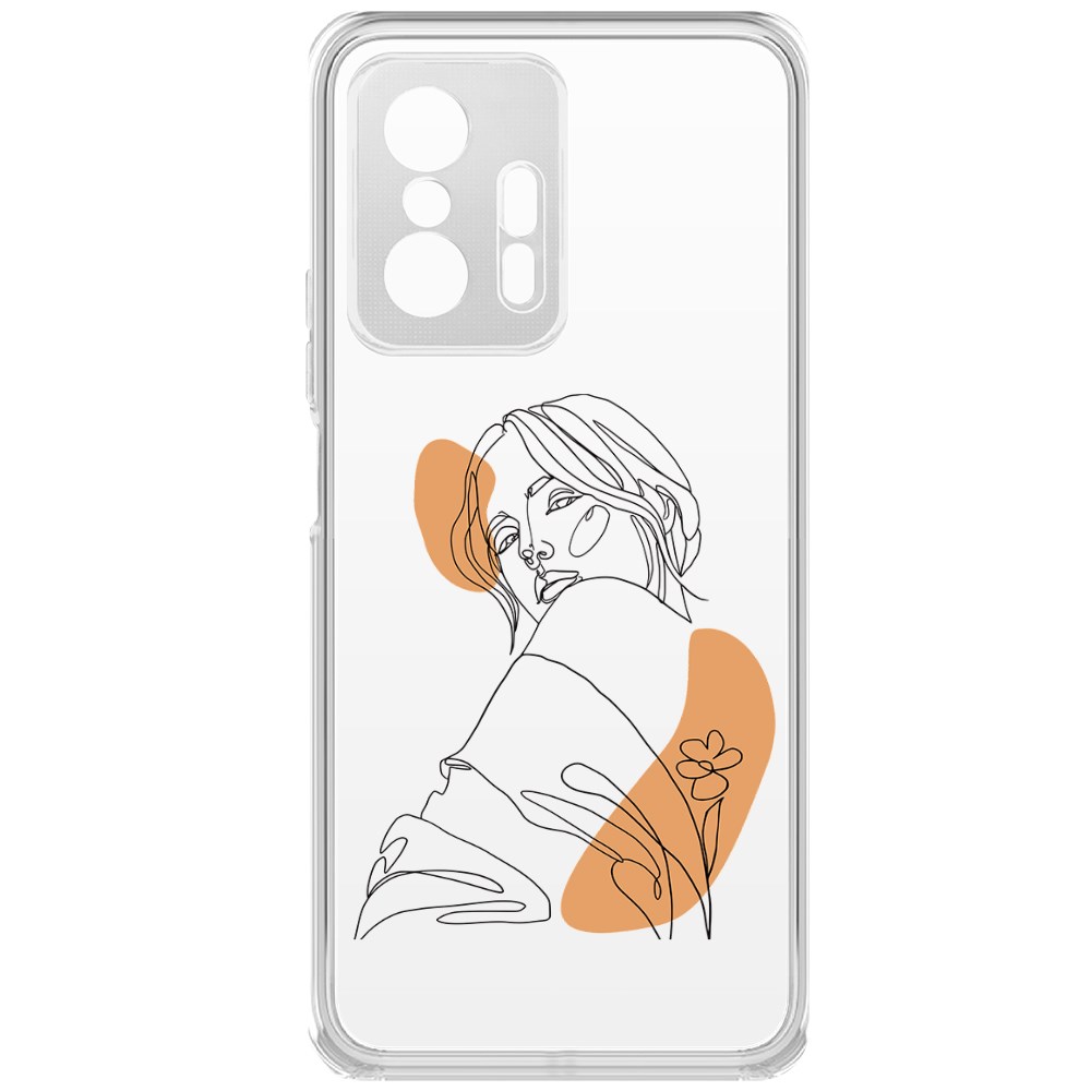 

Чехол-накладка Krutoff Clear Case Загадка для Xiaomi 11T, Прозрачный