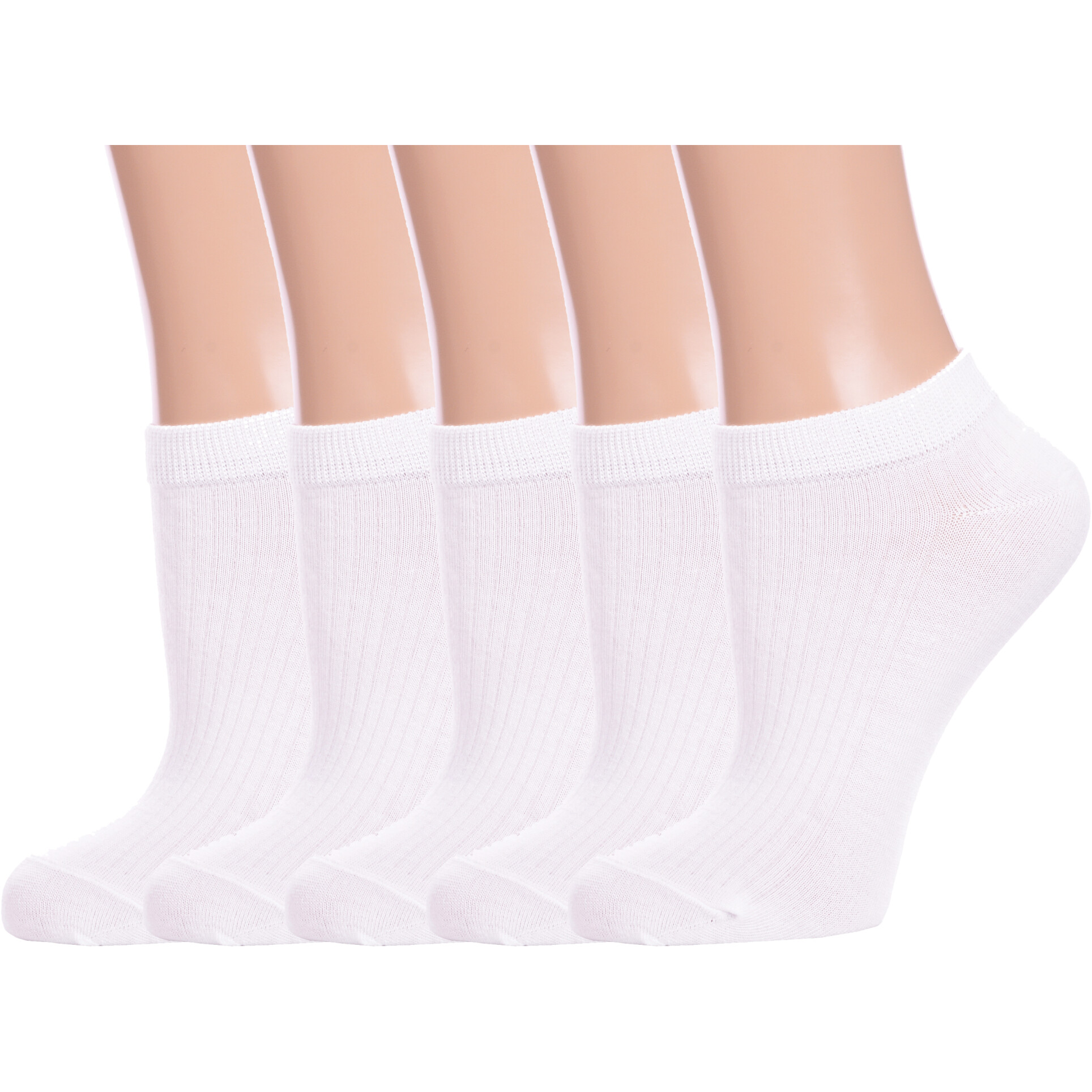 Комплект носков женских Hobby Line 5-Нжу523 белых 36-39 5 пар