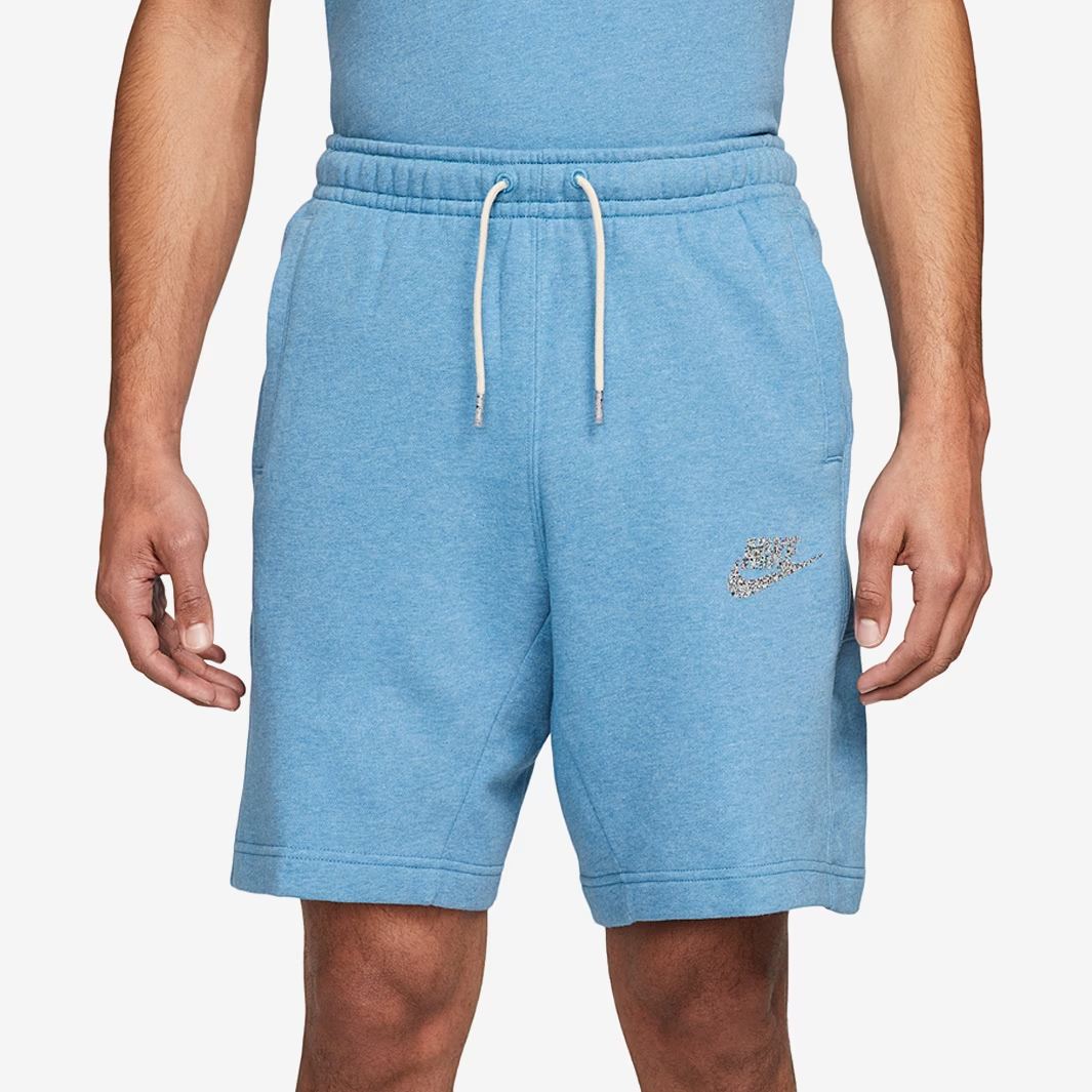 Спортивные шорты мужские Nike Nsw Revival Flc Short C DM5635-469 голубые 2XL