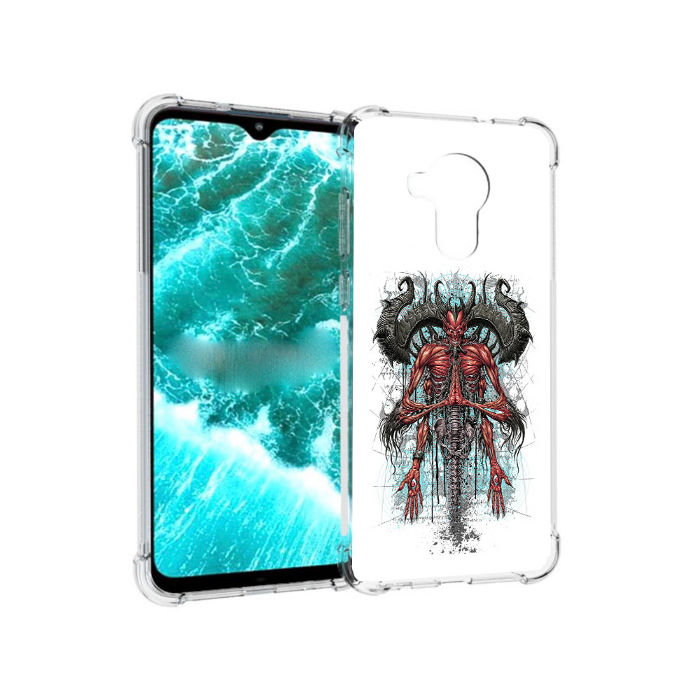 

Чехол MyPads Tocco для Nokia C30 дьявол (PT227054.117.340), Прозрачный, Tocco