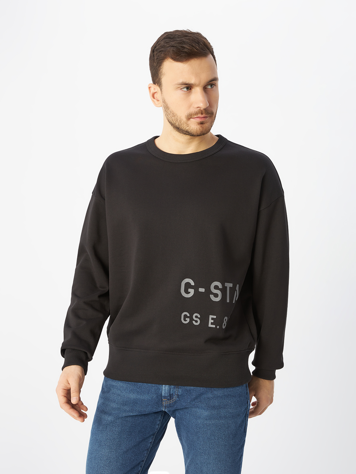 Свитшот мужской G-Star Raw D22320-A613-6484 черный S 4053₽