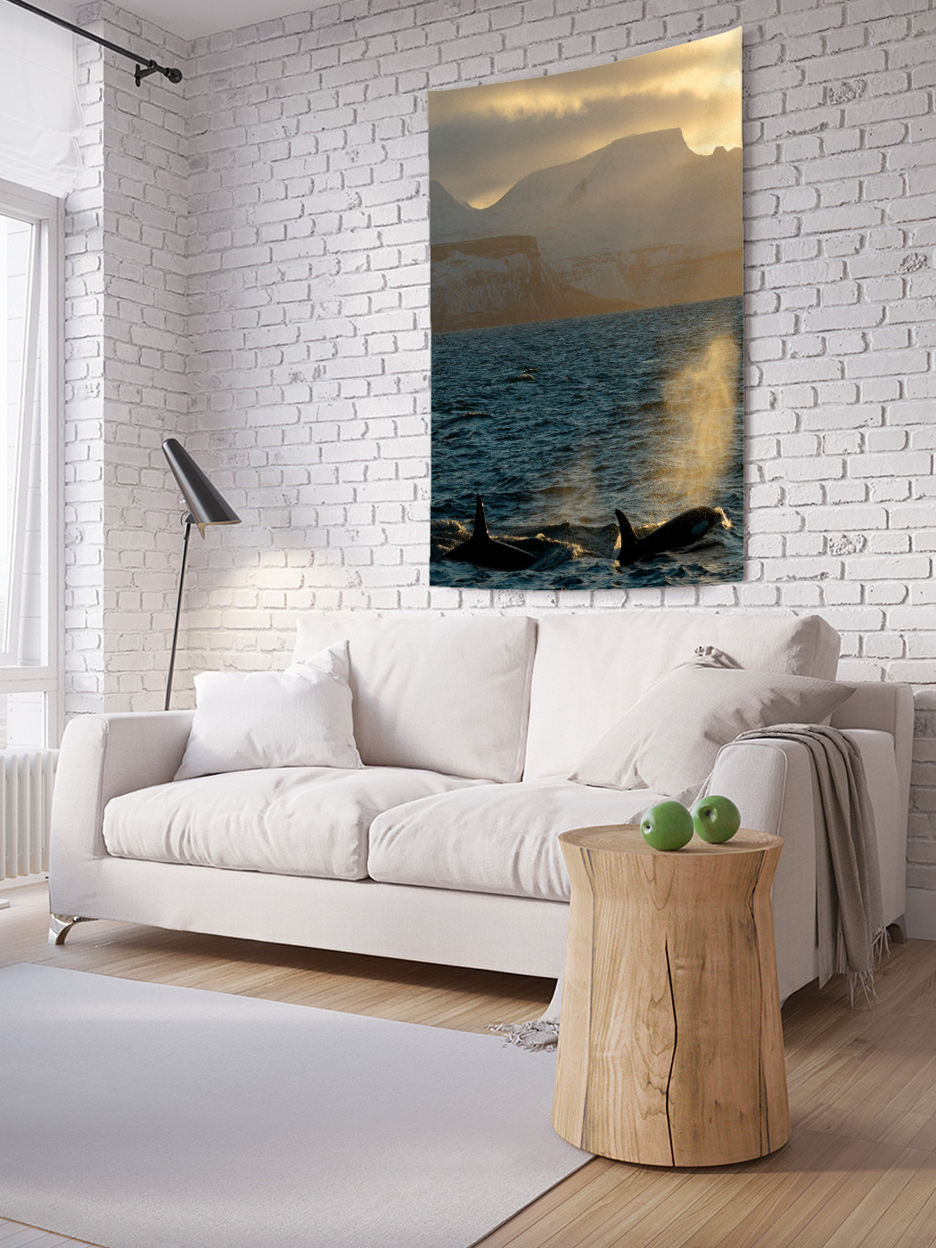 

Вертикальное фотопанно на стену JoyArty Косатки в лучах солнца 150x200 см, Косатки в лучах солнца