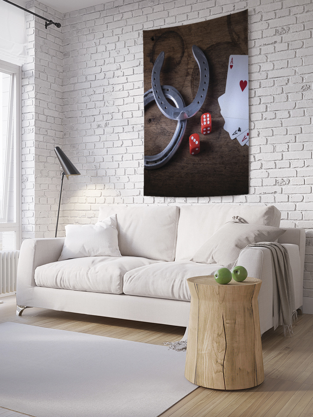 

Вертикальное фотопанно на стену JoyArty Игровая удача 150x200 см, Игровая удача