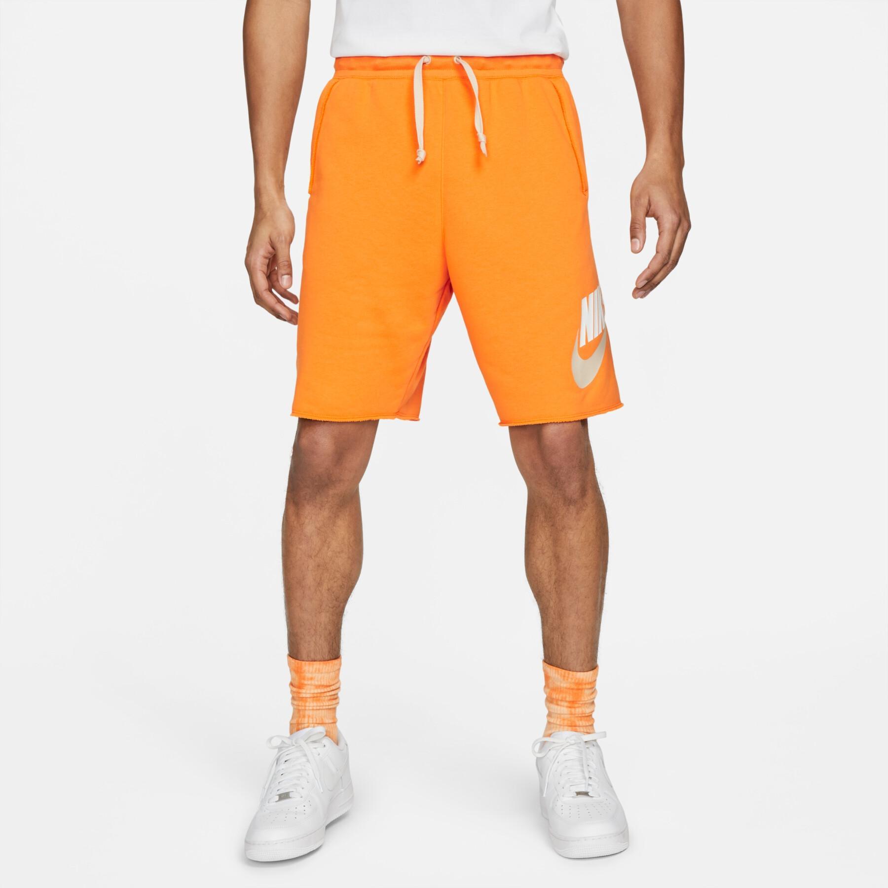 Спортивные шорты мужские Nike Spe Ft Alumni Short DM6817-886 оранжевые L