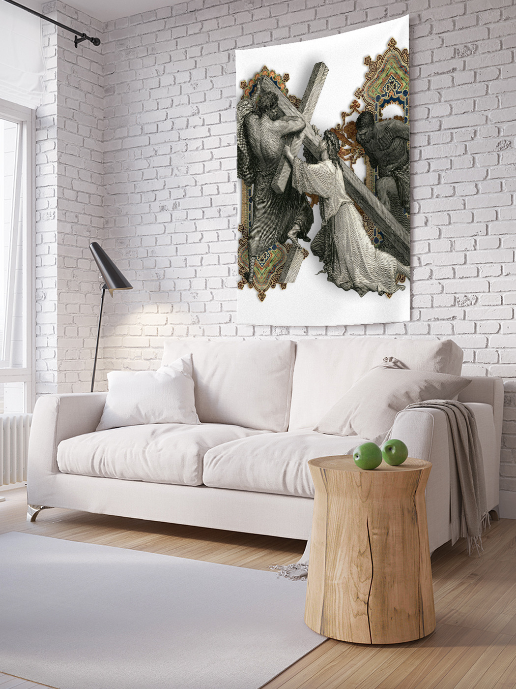 

Вертикальное фотопанно на стену JoyArty Крест Иисуса 150x200 см, Крест Иисуса