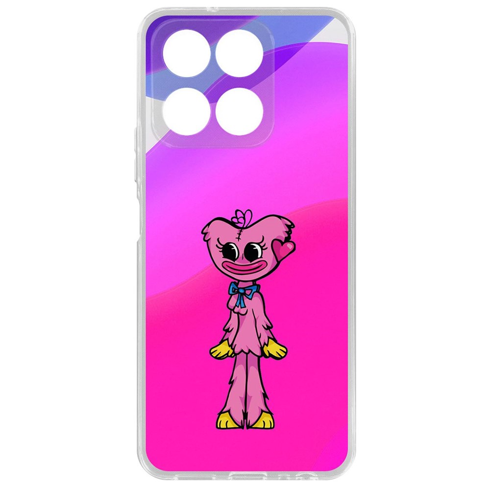

Чехол-накладка Krutoff Clear Case Хаги Ваги - Киси Миси для Honor X8a, Прозрачный