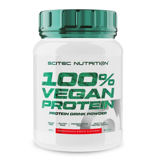 Вегетарианский протеин Scitec Nutrition 100% Vegan Protein 1000 г, гранат