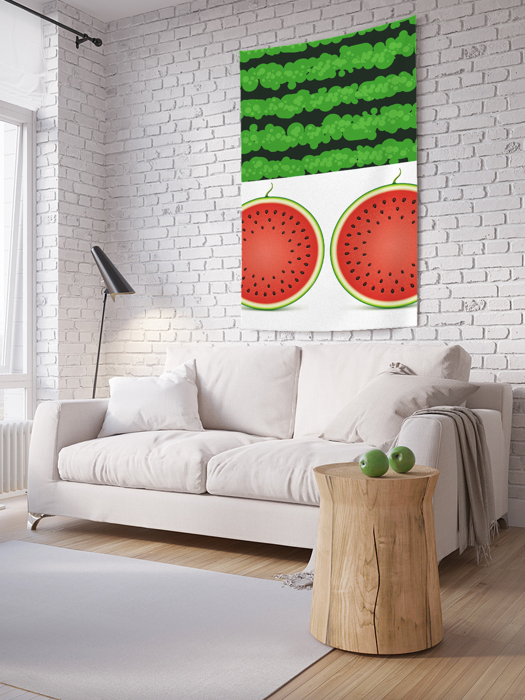 

Вертикальное фотопанно на стену JoyArty Арбузная свежесть 150x200 см, Арбузная свежесть