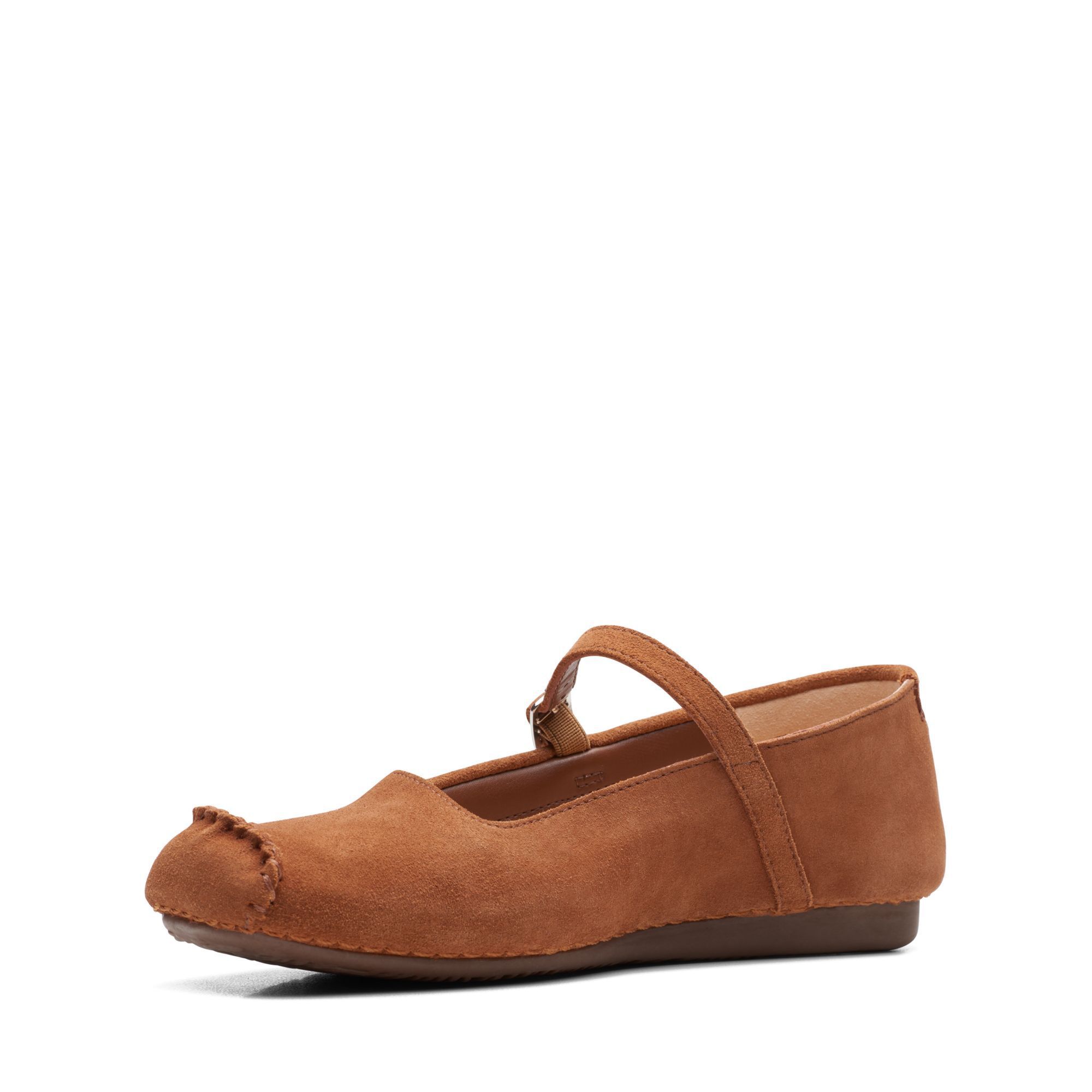 Туфли женский Clarks 26170598 коричневые 37.5 EU