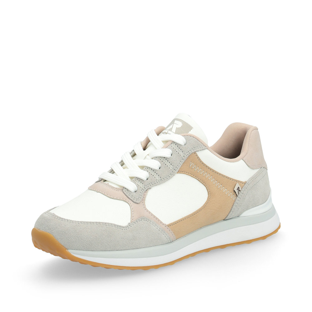 

Кроссовки женские Rieker Evolution 42508-81 бежевые 37 RU, Бежевый, 42508-81