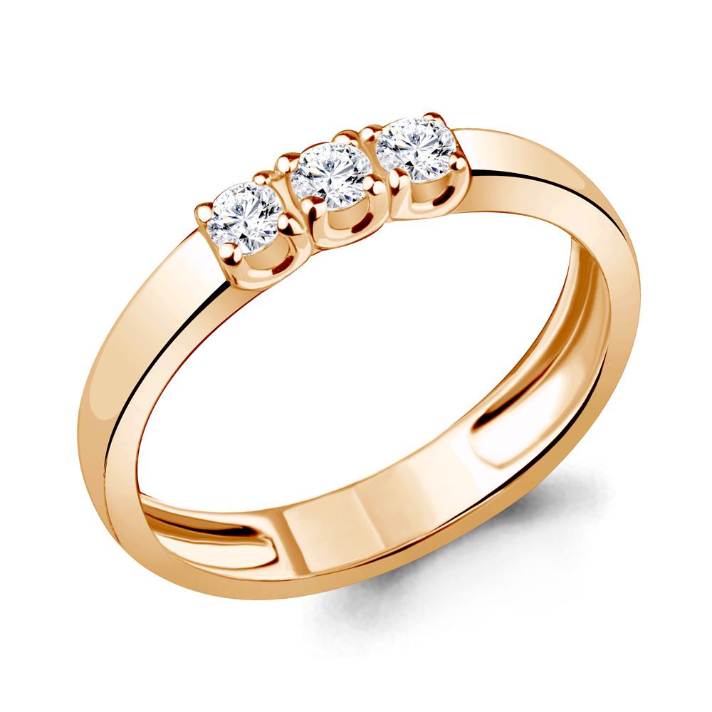 

Кольцо из красного золота с бриллиантом Aquamarine Aquamarine 962505к_585_кз р. 18,5, 962505к_585_кз