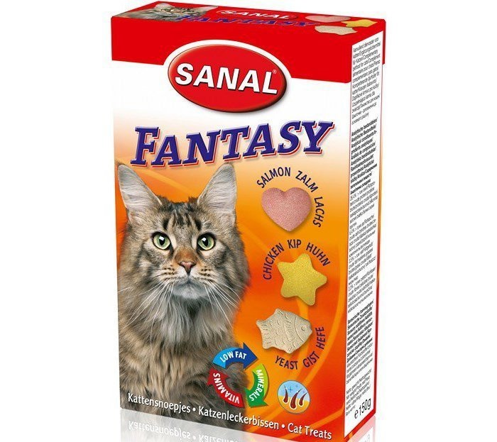 

Витамины для кошек Sanal Fantasy Фантазия, 250 табл, Fantasy