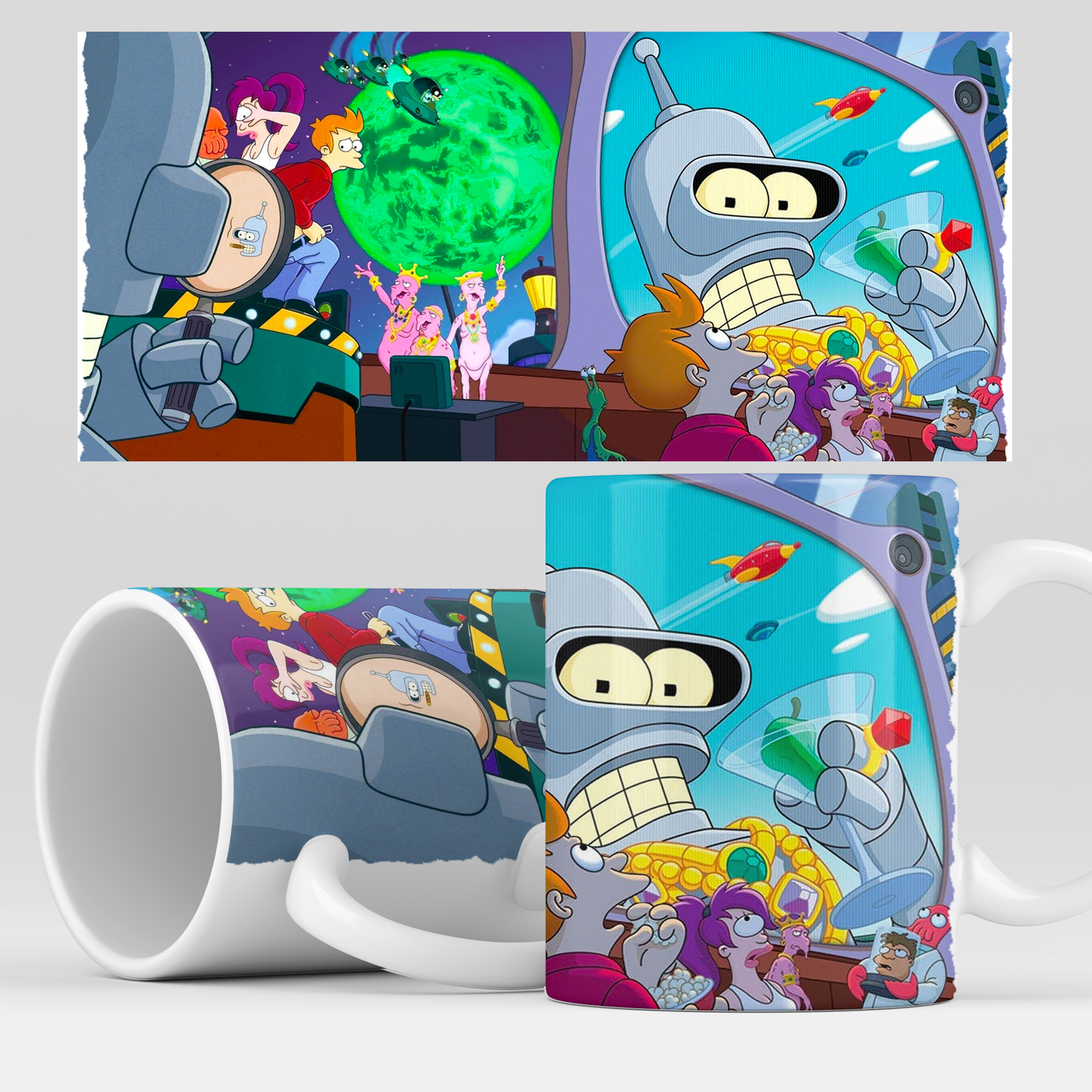 

Кружка RocketCup с принтом "Футурама" мультсериал Futurama, Futurama02