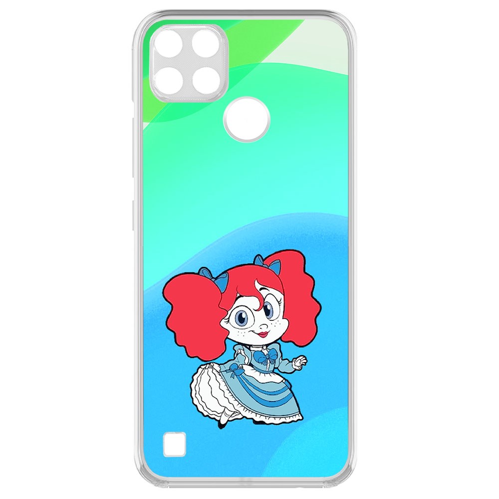 фото Чехол-накладка krutoff clear case хаги ваги - кукла поппи для realme c25y