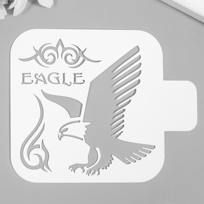 

Трафарет для татуировки "Орёл" 9х9 см, Твори сейчас