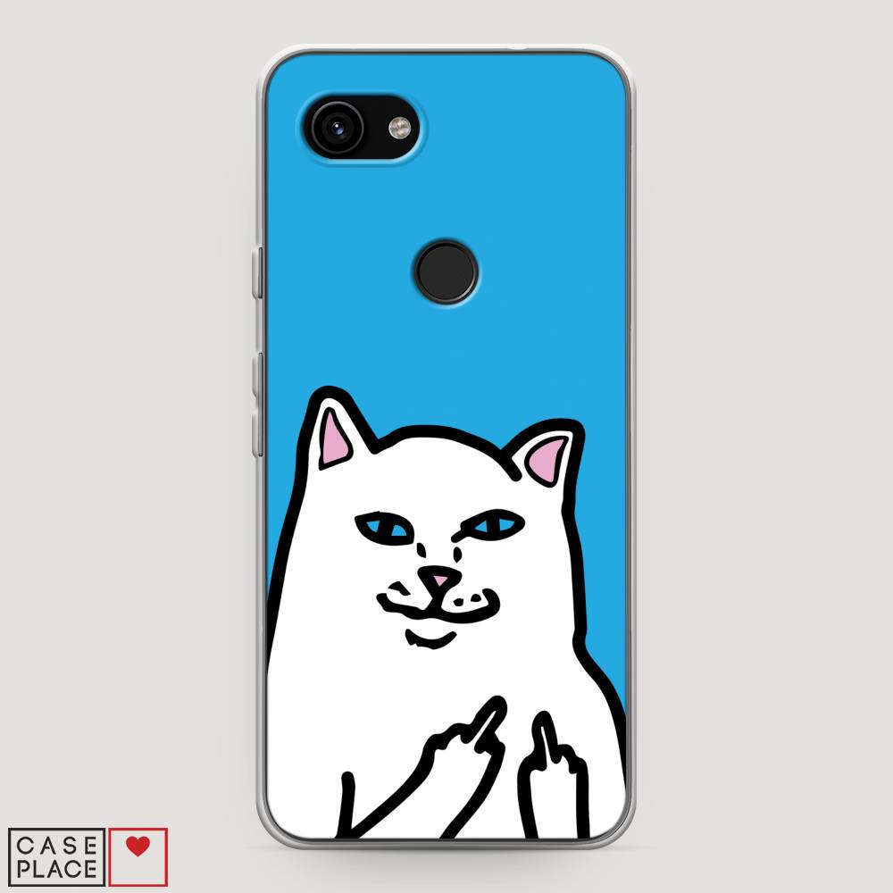

Чехол Awog на Google Pixel 3a "Кот жесть", Разноцветный, 270150-9