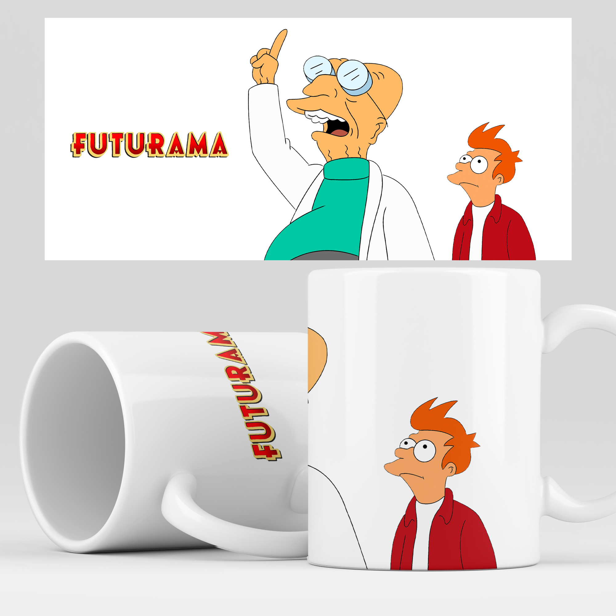 

Кружка RocketCup с принтом "Футурама" мультсериал Futurama, Futurama09