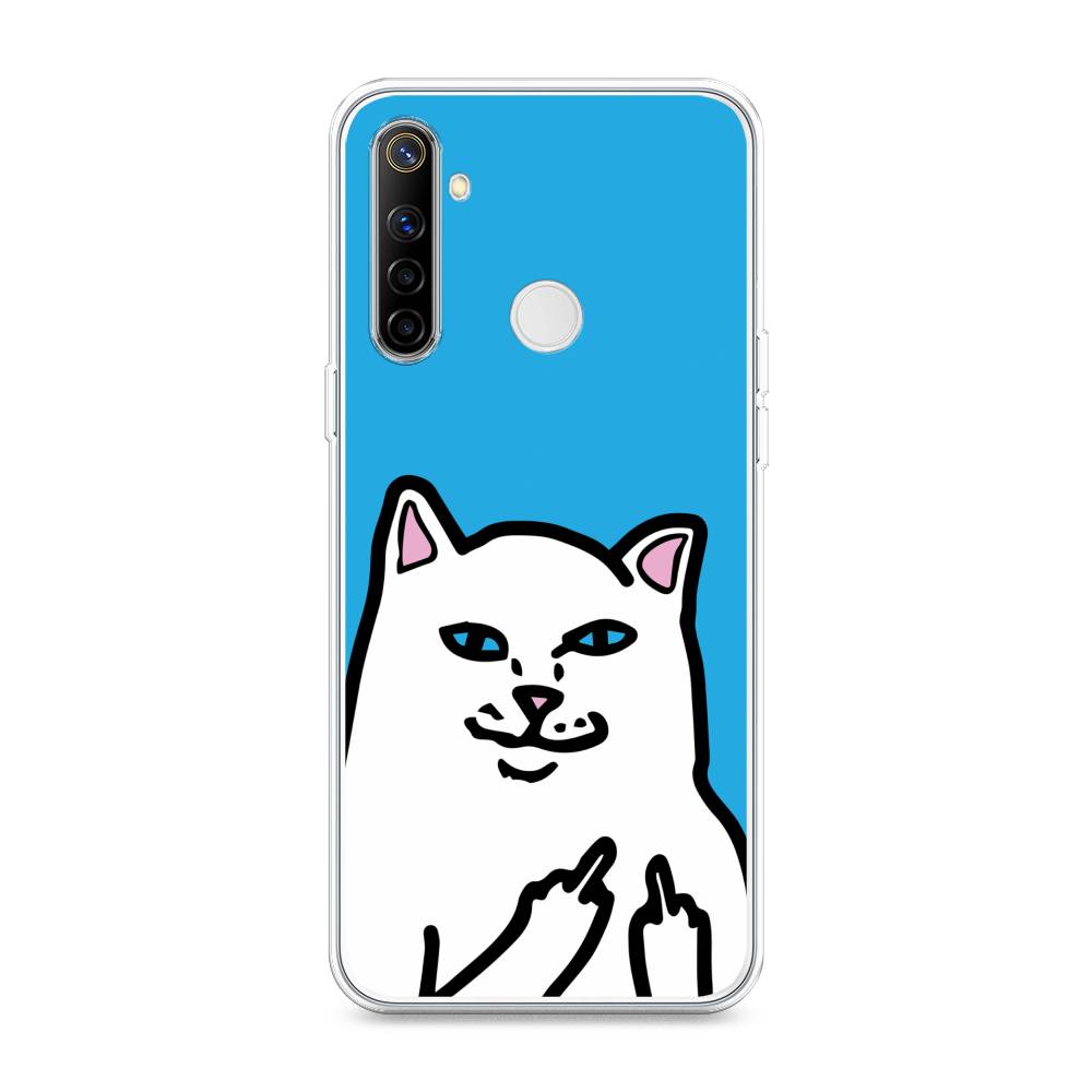 

Чехол Awog на Realme 6i "Кот жесть", Разноцветный, 252950-9