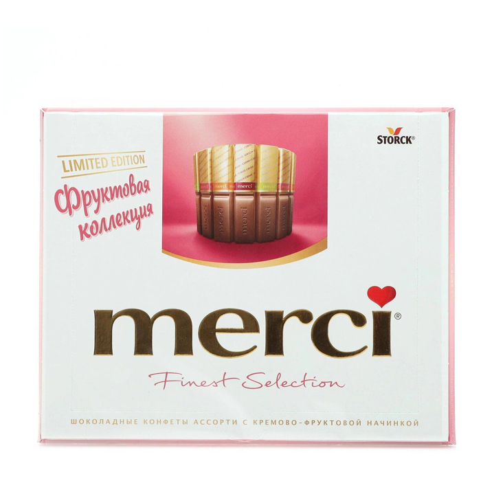 

Конфеты Merci Фруктовая коллекция ассорти 250 г