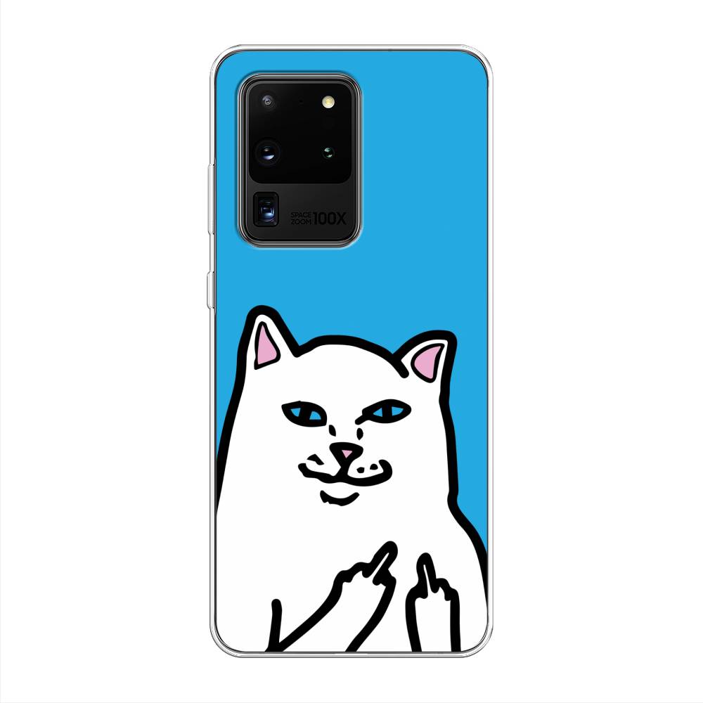 

Чехол Awog на Samsung Galaxy S20 Ultra "Кот жесть", Разноцветный, 29450-9