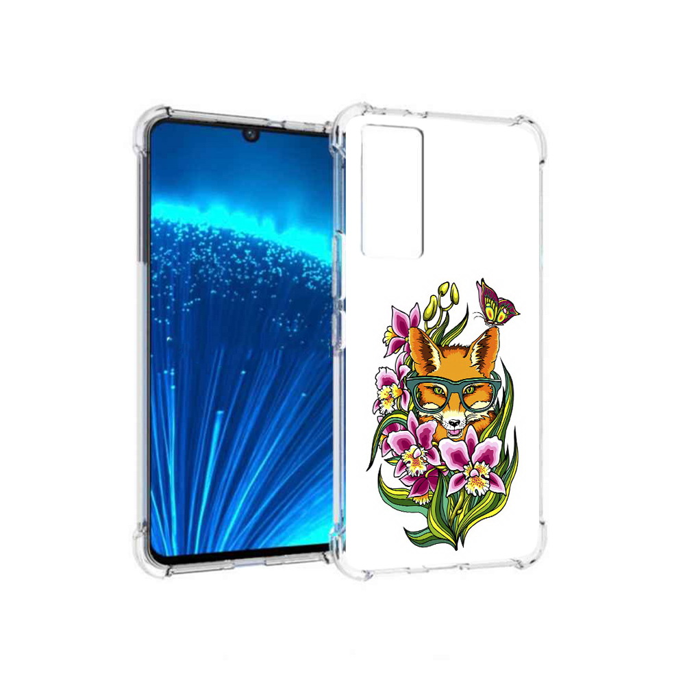 

Чехол MyPads Tocco для Vivo V21E Лиса в цветах (PT226954.394.108), Прозрачный, Tocco