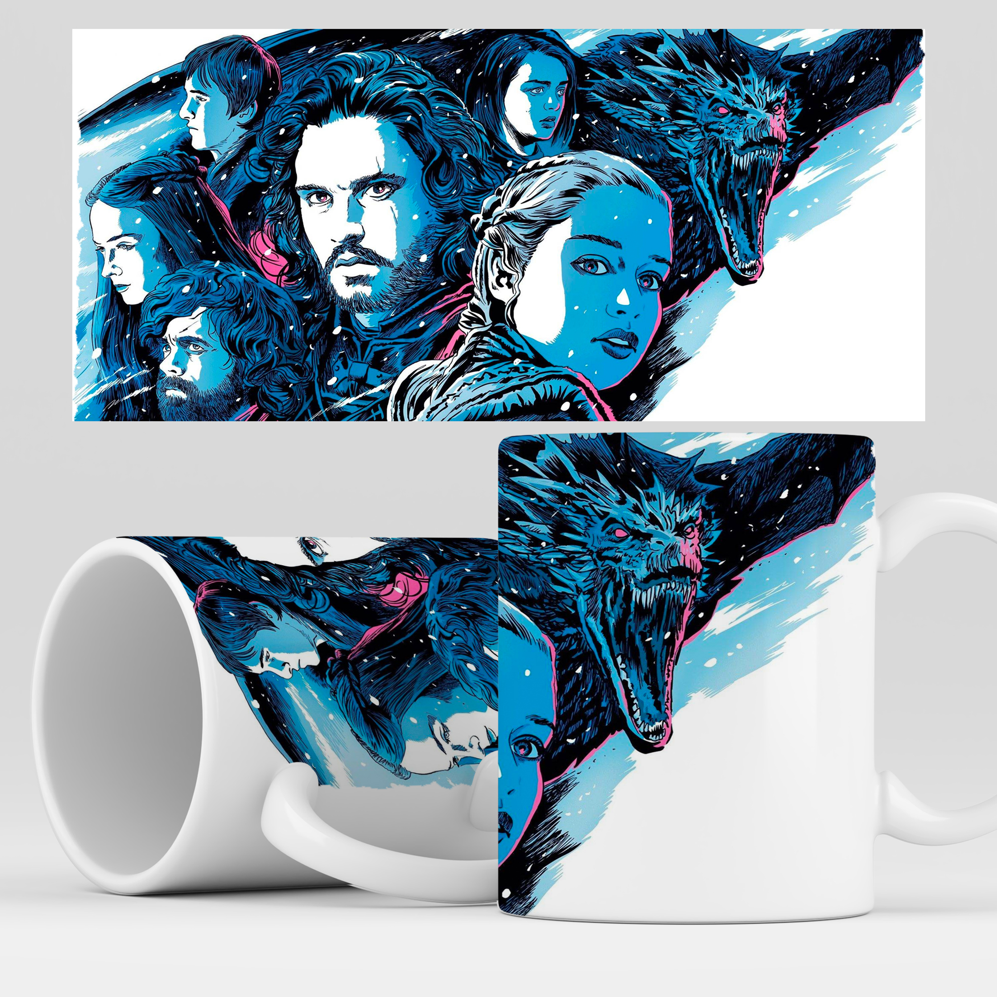 

Кружка RocketCup с принтом "Игра престолов" сериал Game of Thrones, GameofThrones16