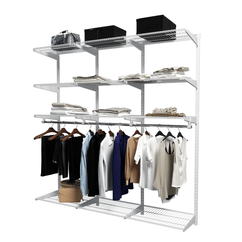 Гардеробная система Титан-ГС Большая белая 350