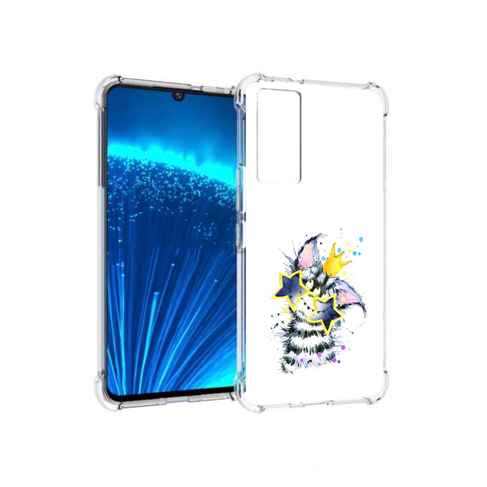 

Чехол MyPads Tocco для Vivo V21E Мартовский Нуся (PT226954.394.114), Прозрачный, Tocco