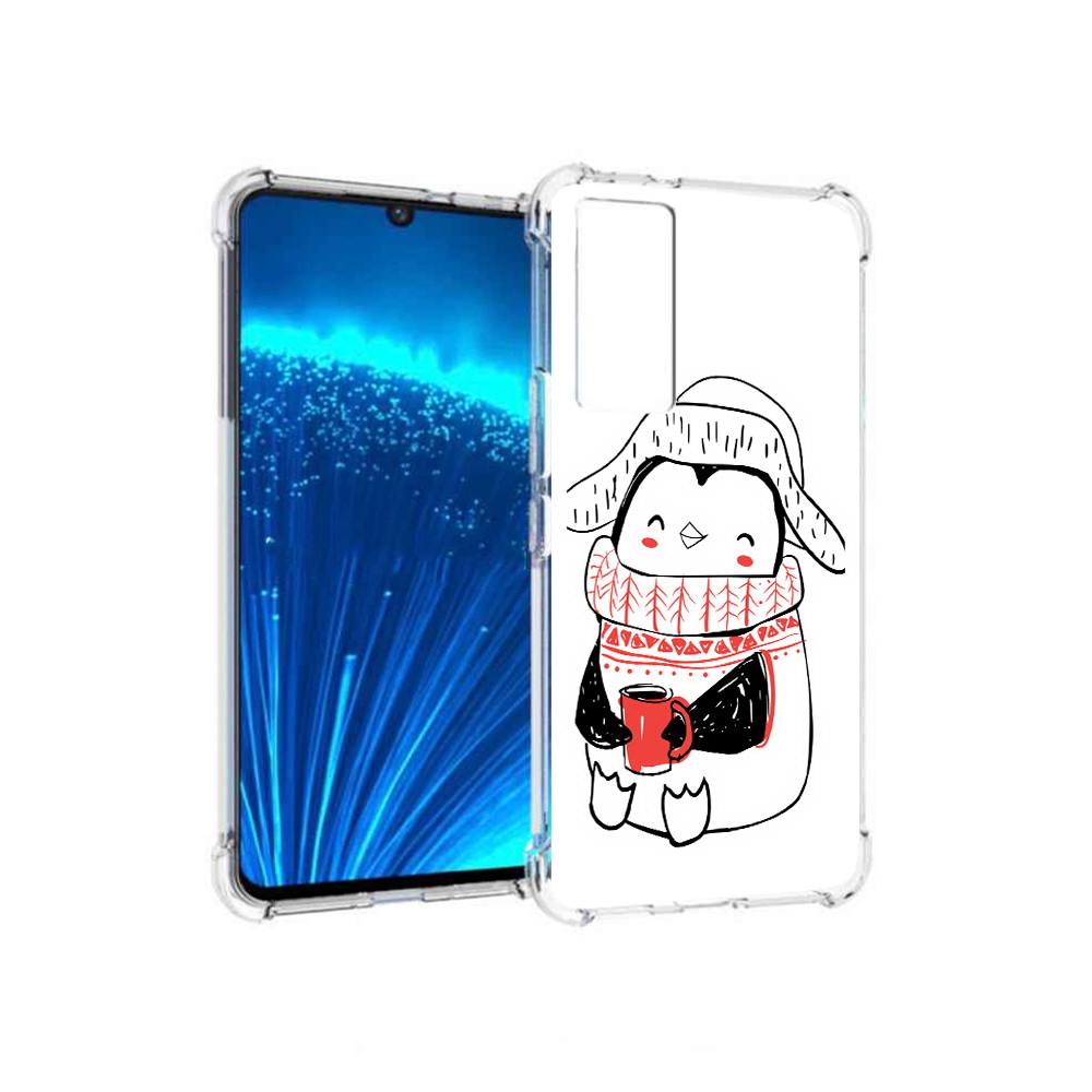 

Чехол MyPads Tocco для Vivo V21E Милый пингвин (PT226954.394.115), Прозрачный, Tocco
