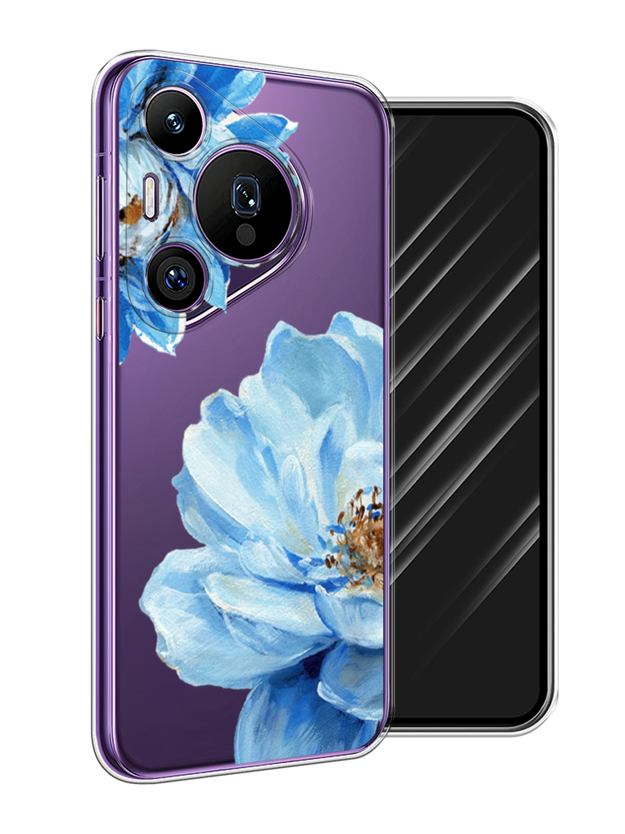 

Чехол Awog на Huawei Pura 70 Pro/70 Pro Plus "Голубые клематисы", Голубой, 6124450-1