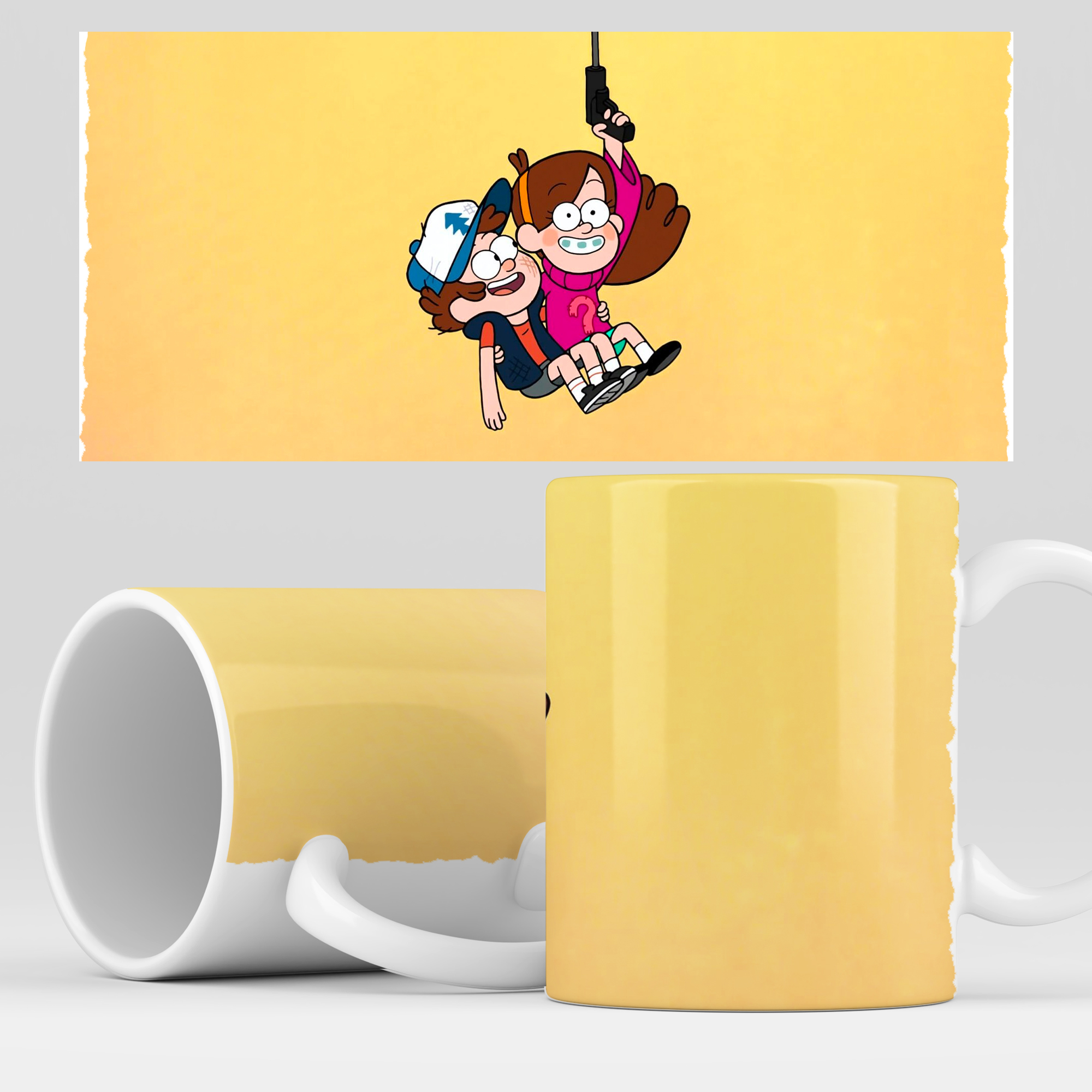 фото Кружка rocketcup с принтом "gravity falls" мультфильм гравити фолз