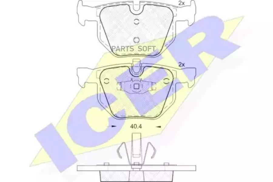 

Колодки Задние Bmw 3/X1 Icer 181739 Icer арт. 181739