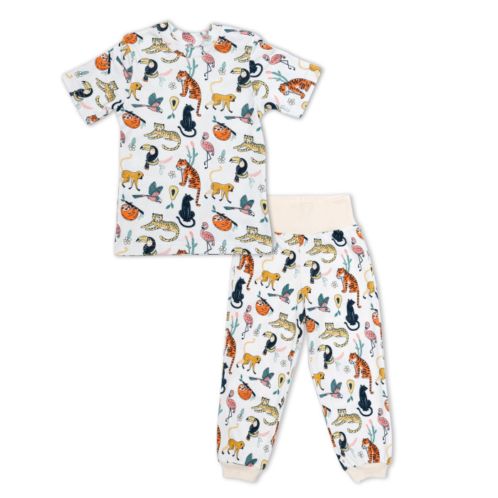 Пижама детская Forest kids Shortsleep, зеленый, 86