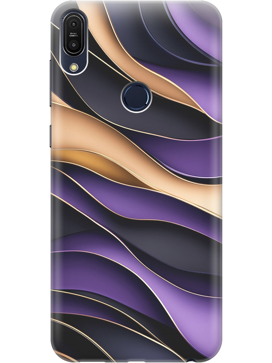 

Силиконовый чехол на Asus Zenfone Max Pro M1 (ZB602KL) с принтом "Сиреневые волны", Прозрачный;фиолетовый;черный, 719182731