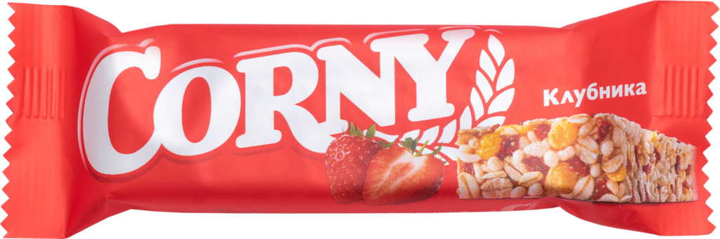 

Батончик Corny злаковый с клубникой 40 г