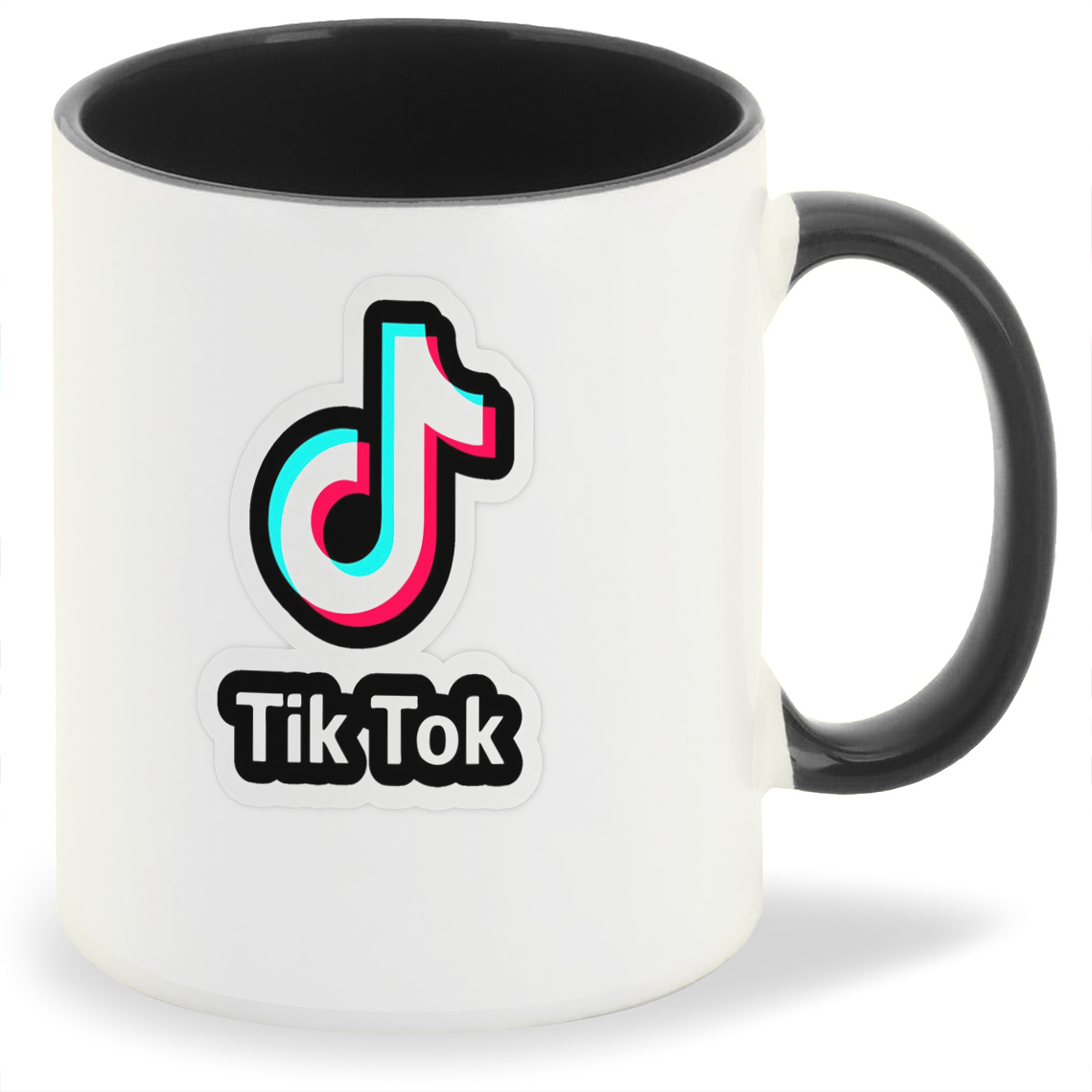 фото Кружка coolpodarok тик ток гламур (серый фон)