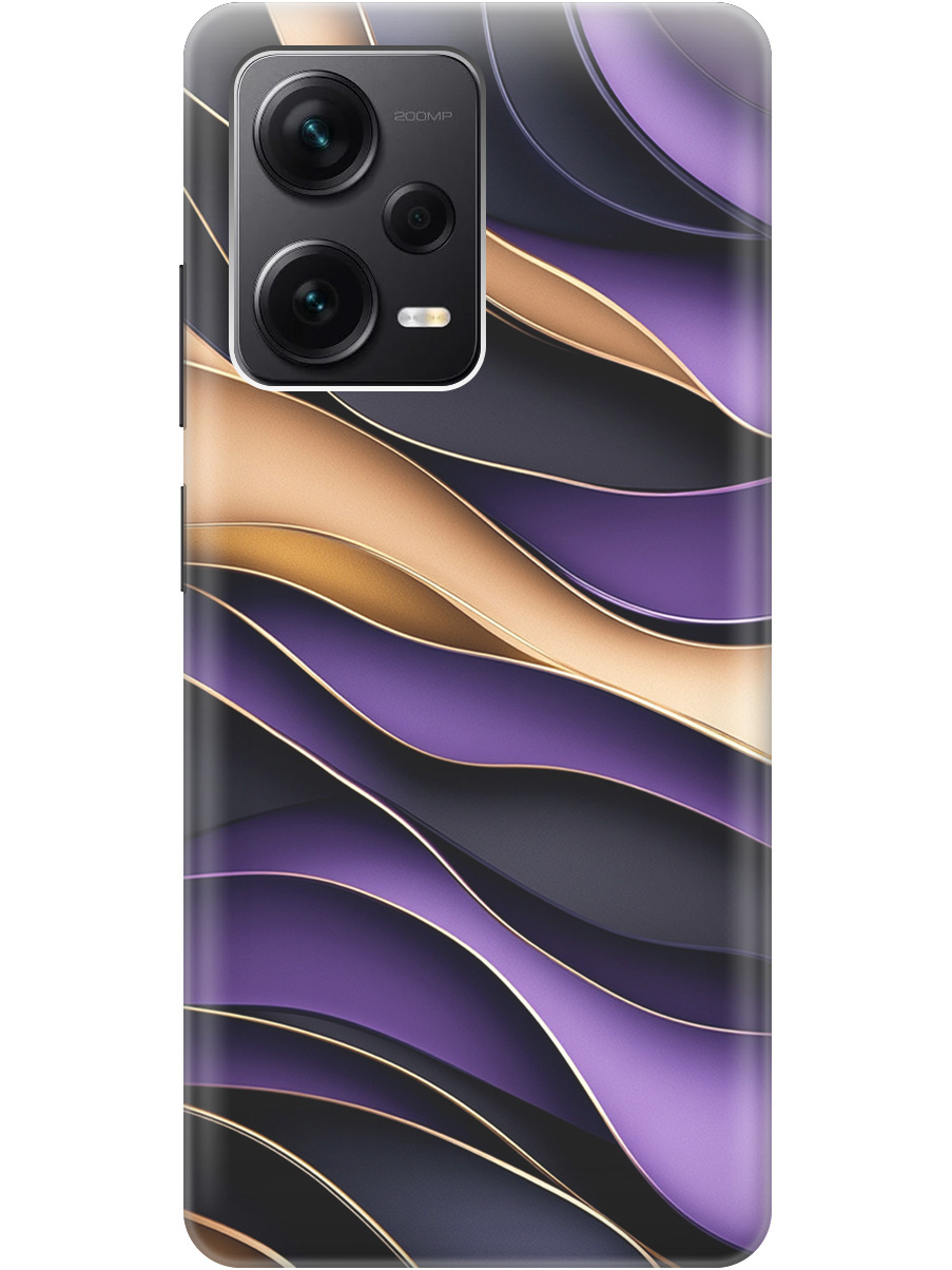 

Чехол на Xiaomi Redmi Note 12 Pro / Note 12 Pro+ / Note 12 Explorer Edition 836454, Прозрачный;фиолетовый;черный, 762098431