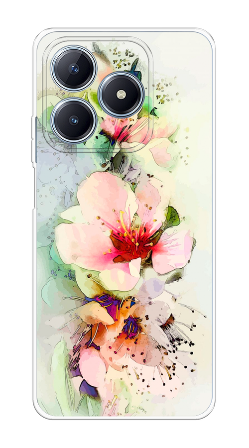

Чехол Case Place на Realme C63 "Нежные цветы", Зеленый;розовый, 2517350-1