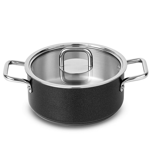 

Кастрюля Silampos Comfort Glass Black 1,5 л, Черный