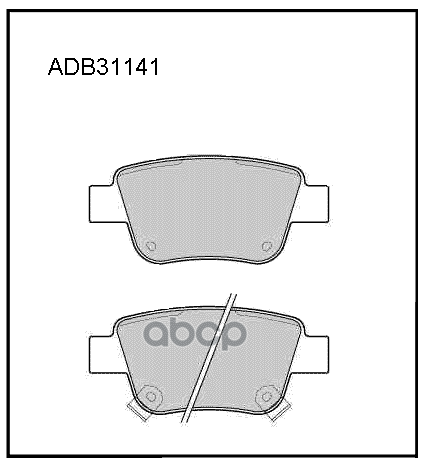 

Тормозные колодки ALLIED NIPPON задние дисковые ADB31141