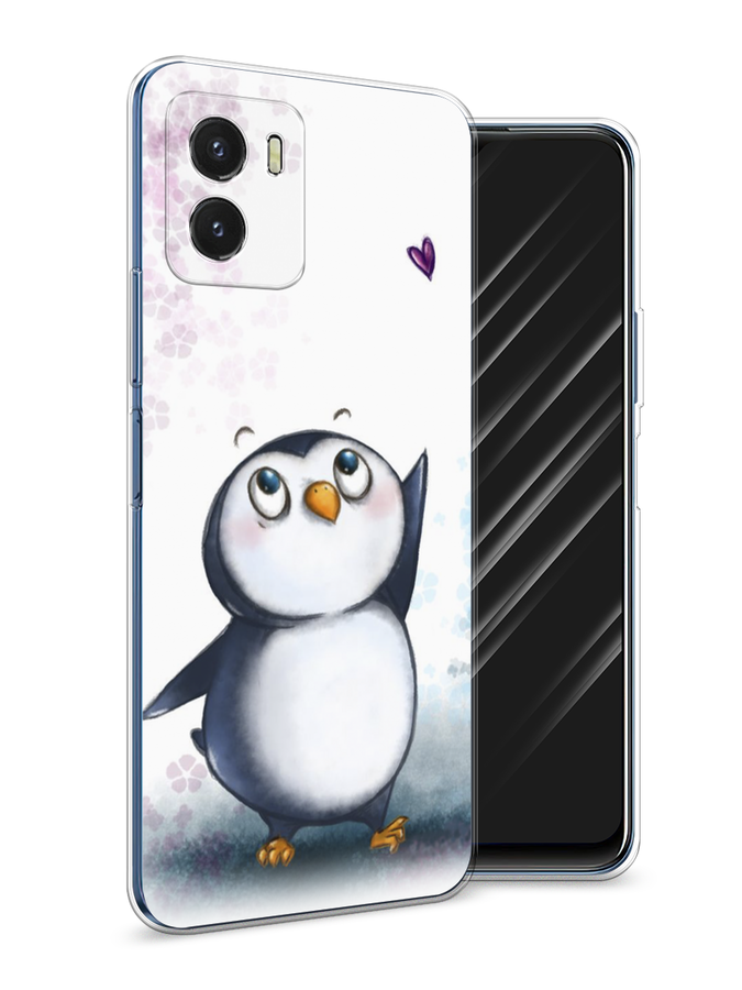 

Чехол Awog на Vivo Y10 "Пингвин и сердечко", Разноцветный, 266450-1